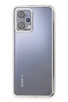 Redmi Note 12 5G Kılıf Lensli Silikon - Gümüş