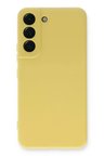 Galaxy S23 Kılıf Nano İçi Kadife Silikon - Sarı