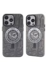 İphone 14 Kılıf Apollo Magneticsafe Desenli Kapak - Apollo Siyah - 1