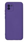 Galaxy A03 Kılıf Nano İçi Kadife Silikon - Mor