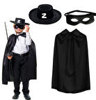 Pelerin Şapkası Ve Maske Seti Çocuk Boy