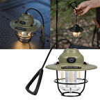 Pm-25439 Nostaljik 3 Filament 6 Smd Kamp Çadır Lambası Ampul 1200Mah Type-C