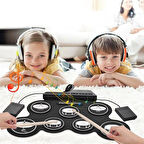 Magicvoice G3002 Elektronik Bateri Roll Up Davul Matı Kiti 7 Ped