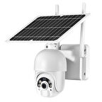 Pm-26195 Solar Güneş Panelli 2Mp 1080P 4G Sim Kart Ubox Destekli Wifi Kamera