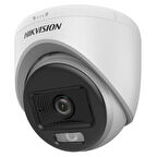 Hikvision Tvı-Ahd 2Mp 2.8Mm Sabit Lensli Colorvu Ir Turret Dome Analog Kamera (Ds-2Ce70Df0T-Lpfs)