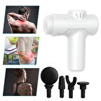 Mını-8211 Şarjlı Sporcu Koşucu Darbeli Titreşimli Masaj Aleti 6 Kademeli 2000Mah