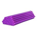 11mm Kalın Mum Sıcak Silikon Çubuk Kalın Lila- 10'lu Paket