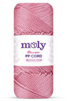 Moly PP Cord Polyester Makrome No:3 1mm 090-Gül Kurusu Örgü İpi 100 Gram