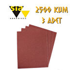 Sia 1913 Su Zımparası 2500 Kum - 3 Adet