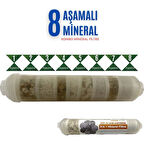 Sulook Mineral 8 Li Combo Filtre Su Arıtma Filtresi Alkalin + Detox