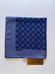 İndigo Aker Elegance Monogram Eşarp