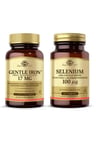 Solgar Gentle Iron 17 mg 90 Kapsül + Solgar Selenium 100 Tablet