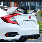 Honda Civic Fc5 16-21 Martı Spoiler M Spoiler Pianoblack