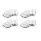 srfn ticaret Karcher Beyaz Buharlı Temizlik Makinesi Beyaz Mikrofiber Bez 4'lü Sc2 Sc3 Sc4 Sc5 Uyumlu