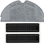 srfn ticaret Xiaomi 2c (STYTJ02ZHM) Uyumlu 2 Adet Mop Bez 2 Adet Aktif Karbonlu Hepa Filtre Seti