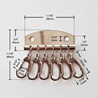 Anahtarlık Tokası 6 lı Deri El Aleti