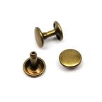 Perçin 33,5no 9mm İki Taraf Kafa 50 Takım (Leathercraft, Deri Hobi)