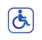 2 Adet 9x9 cm Engelli Sticker Oto Araç Sürücü İşaret Uyarı Sticker