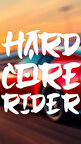 Hardcore Rıder Araba-motosiklet Sticker 15x14cm Beyaz Renk