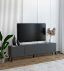 Antrasit 160 cm TV Ünitesi %100 Mdf - Modern ve Şık Tasarım