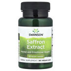 Swanson Saffron Extract Mental and Emotional Health 30 mg 60 Vegan Caps