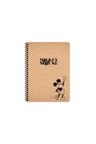 Keskin Color 20x28 Cm Çizgisiz Telli 80 Yaprak Defter Kraft Kapak Beyaz Kağıt