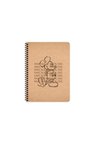 Keskin Color 20x28 Cm Çizgisiz Telli 80 Yaprak Defter Kraft Kapak Beyaz Kağıt