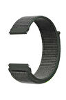 Garmin Venu 2 Plus ile Uyumlu Kordon Kumaş Desenli Cırt Cırtlı Spor Kayış