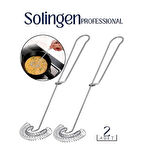 2 li Çelik Spiral Çırpıcı Solingen Professional