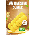 Makyaj Temizlik Pedi Cilt Temizlik Süngeri Doğal Selülöz 10 ADET