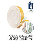 Pencere Ses Isı Yalıtım Sünger Bant 33 METRE