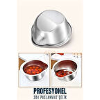 BX Pirinç Süzgeci Makarna Salata Süzgeci 304 Paslanmaz Çelik Mink Design