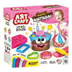 Art Craft Doğum Günü Oyun Hamuru Seti 10 Parça