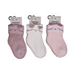 Katamino Mikaya Kız Bebek Havlu Soket Çorap K45913 Asorti