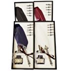 Tüylü Masaüstü Divit Kalem Seti