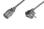 Beek Güç Kablosu, Schuko-C13, 2,5 metre, 10A 250V, siyah renk, H05VV F 0.75x3&lt;br&gt;
Beek Schuko C13 Power Cable, 250CM, H05VV-F 3*0.75mm2
