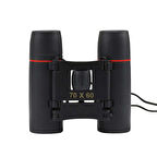 70x60 Cepte taşımalı Kauçuk kaplamalı Mini Dürbün Siyah