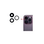 Apple iPhone 14 Pro İle Uyumlu Kamera Camı