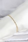 Cm 14K Gold Renk Burgu Zincirli Model Kadın Bileklik