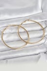 316L Çelik Gold Renk 60 Mm Halka Kadın Küpe
