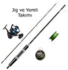 Okuma Tesoro Slow Jigging-S 1,98 cm 20-90 gr/Okuma Azores ZXP-4000 Jig Seti