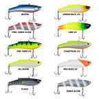 RYUJI LUFFER 8CM 23GR RED HEAD UV