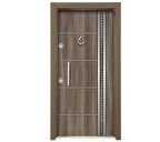 TEZ1663 Statik Kasalı Düz Model Çelik Kapı 