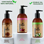 Rekze Çikolata + Gül + Yasemin Aromalı Erotik Nemlendirici Vücut Aromaterapi Masaj Yağı 120 Ml
