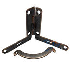 Makaslı Menteşe - 16x36x76mm, Oksit, 100 Adet