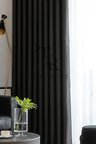Antrasit Blackout, Işık Geçirmez, Karartma Perde, Pilesiz, Lüks, A+ Kalite, Tek Kanat, Güneşlik