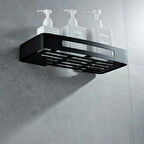 Titan tek kat şampuanlık duş içi şampuanlık siyah