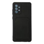 Samsung Galaxy A g Kılıf Kelvin Kartvizitli Silikon - Siyah