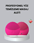 3 Fonksiyonlu Yüz Temizleme ve Masaj Cihazı – Su Geçirmez, Şarjlı, Ölü Deri Temizleyici ve Cilt Yenileyici