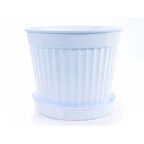 KLASİK SALON SAKSISI TABAKLI 8.5 LT BEYAZ